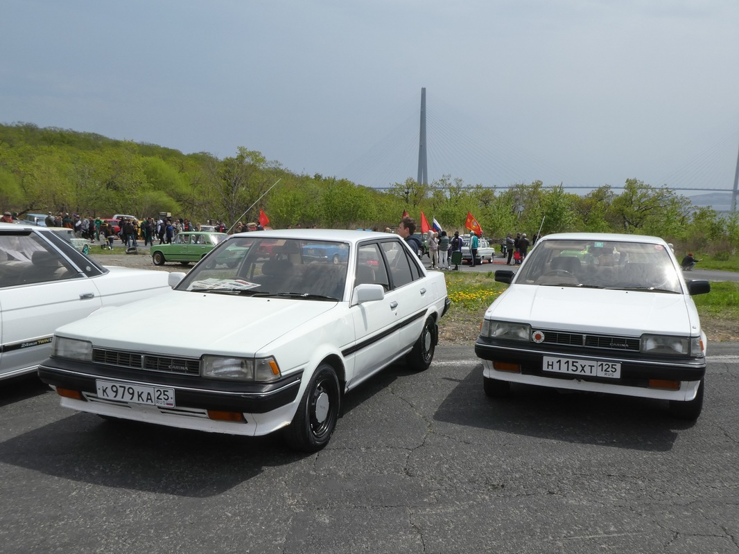 Приморский край, № К 979 КА 25 — Toyota Carina (AT150) '84-88; Приморский край — Открытие сезона JDM Oldschool Cars (2024)
