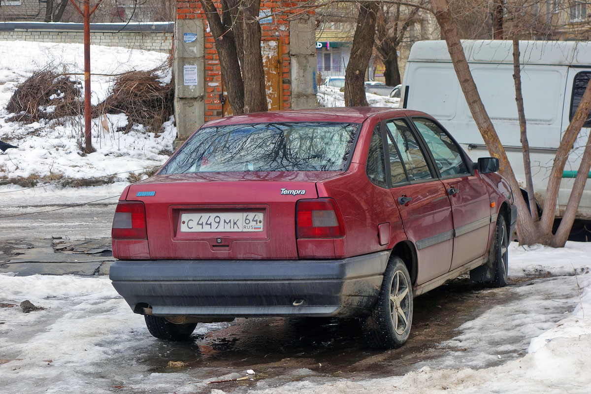 Саратовская область, № С 449 МК 64 — FIAT Tempra (159) '1990–93
