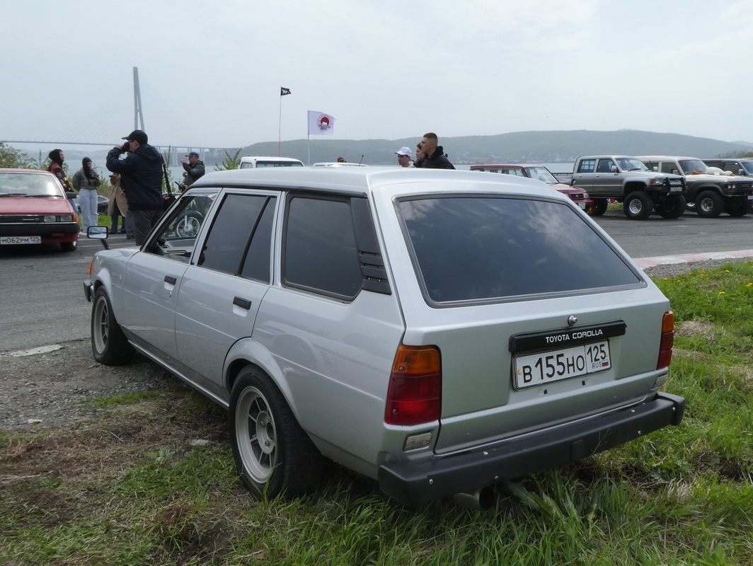 Приморский край, № В 155 НО 125 — Toyota Corolla (E70) '79-87; Приморский край — Открытие сезона JDM Oldschool Cars (2024)