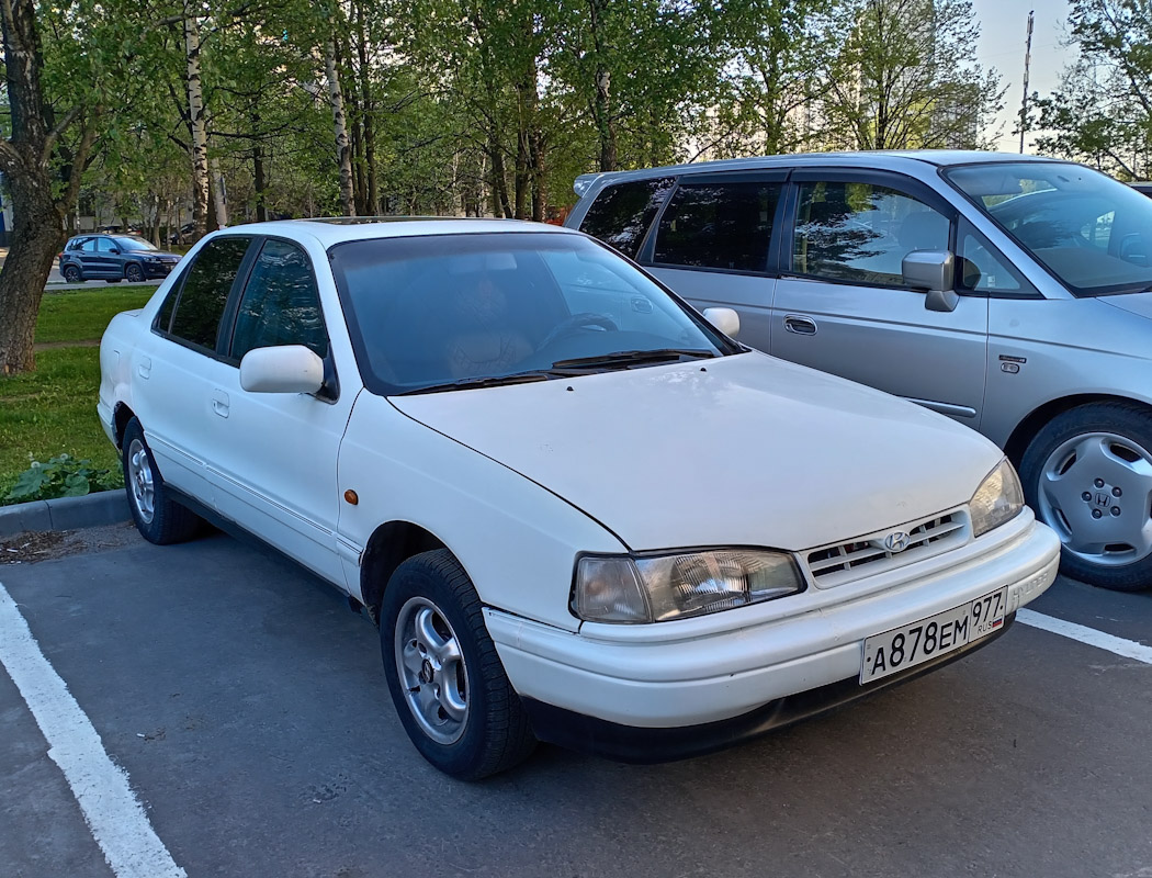 Москва, № А 878 ЕМ 977 — Hyundai Lantra/Elantra '90-95
