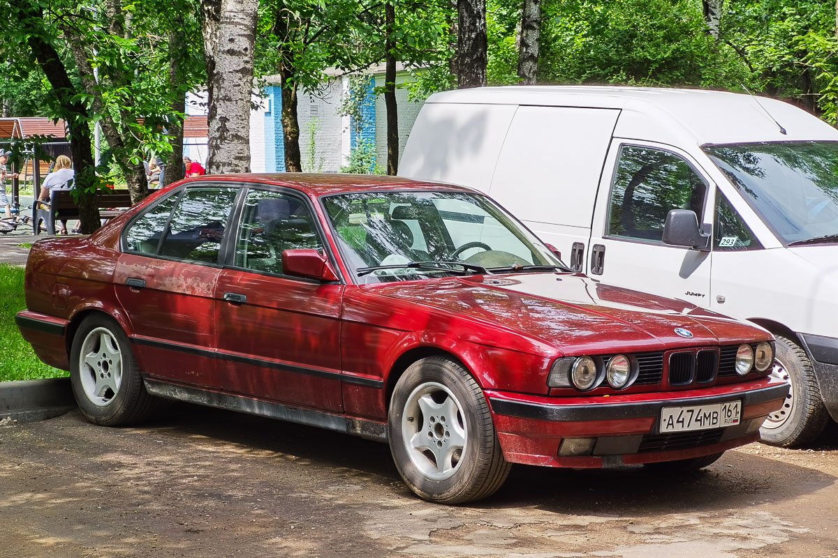 Москва, № А 474 МВ 161 — BMW 5 Series (E34) '87-96