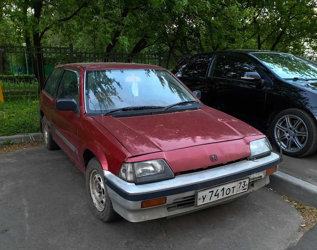 Ульяновская область, № У 741 ОТ 73 — Honda Civic (3G) '83-87