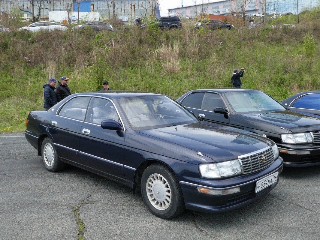 Саха (Якутия), № Р 054 МА 14 — Toyota Crown (S140) '91-95; Приморский край — Открытие сезона JDM Oldschool Cars (2024)