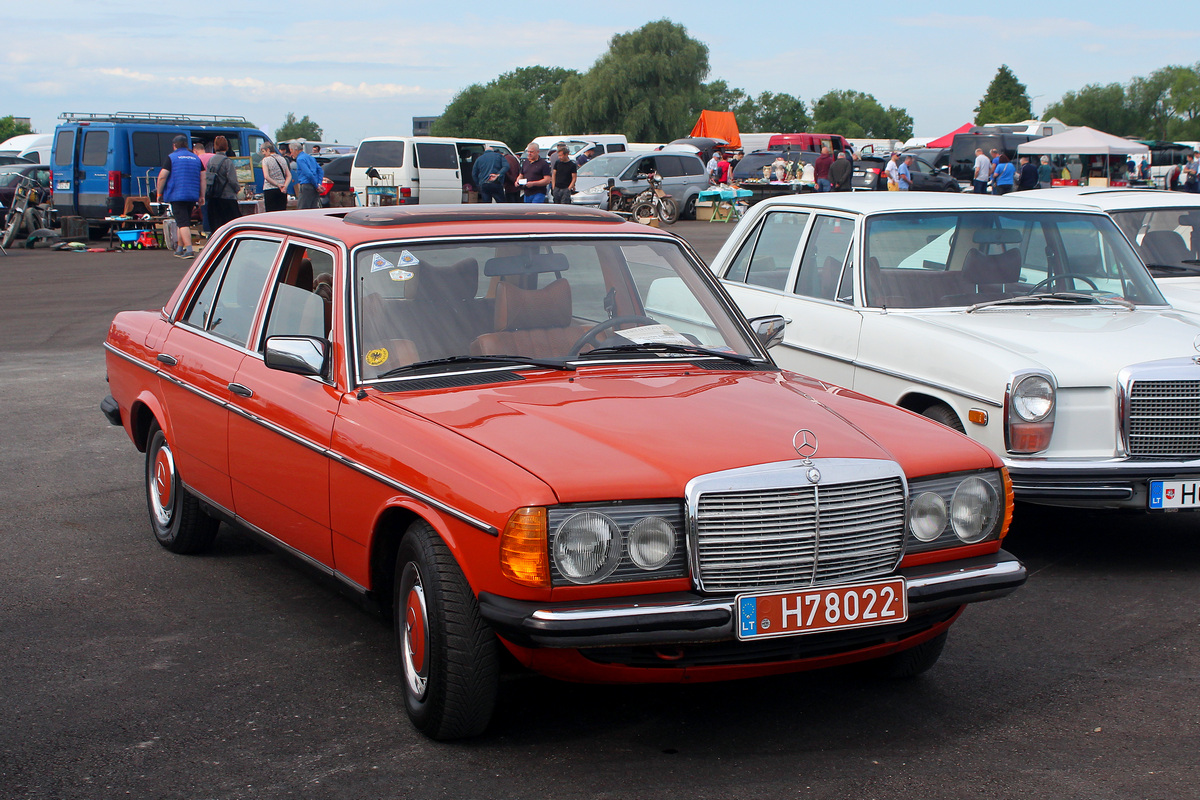 Литва, № H78022 — Mercedes-Benz (W123) '76-86; Литва — Retro mugė 2024