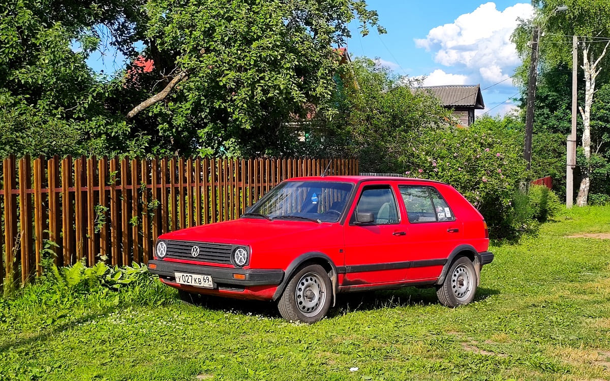 Тверская область, № У 027 КВ 69 — Volkswagen Golf (Typ 19) '83-92