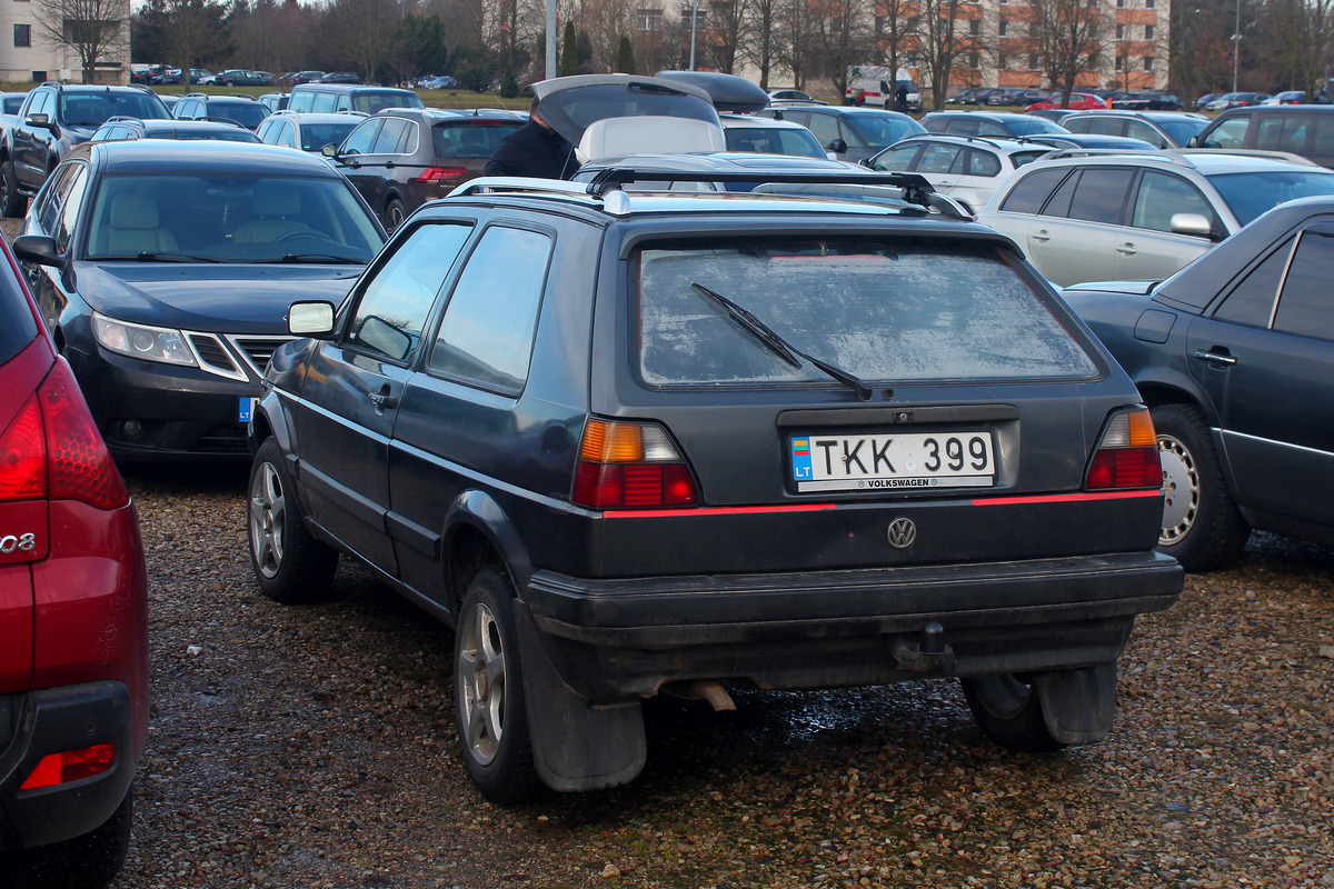 Литва, № TKK 399 — Volkswagen Golf (Typ 19) '83-92; Литва — Retro mugė 2024 žiema