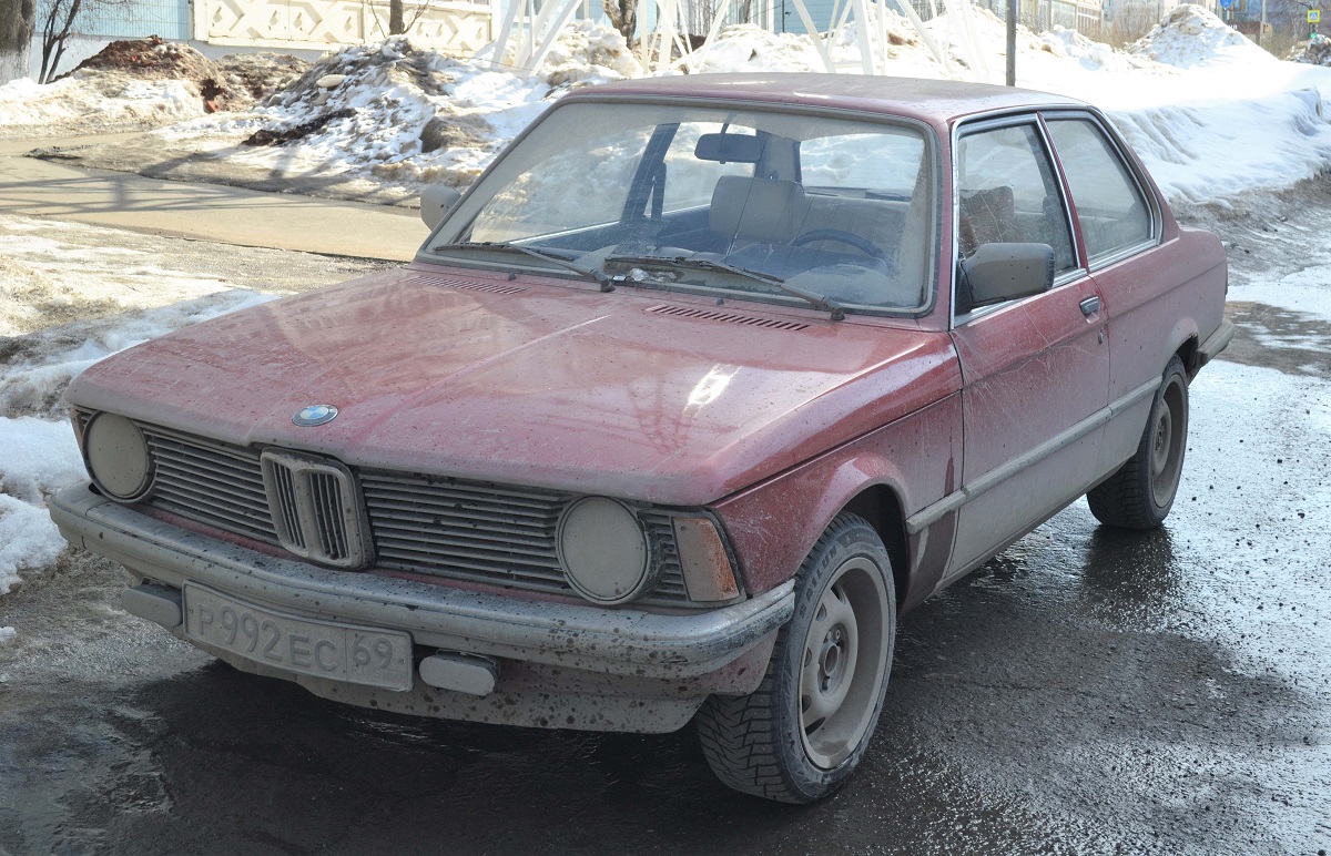 Тверская область, № Р 992 ЕС 69 — BMW 3 Series (E21) '75-82