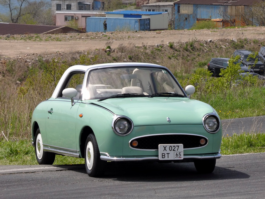 Сахалинская область, № Х 027 ВТ 65 — Nissan Figaro '91; Приморский край — Открытие сезона JDM Oldschool Cars (2024)