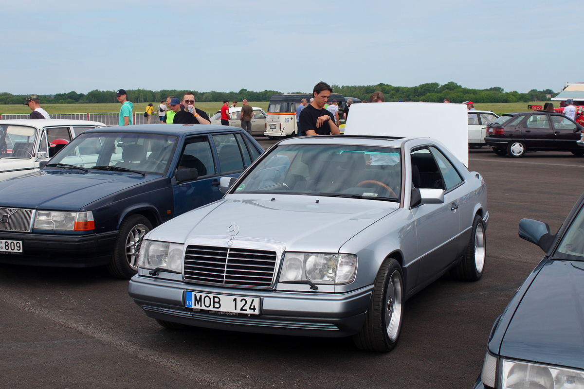 Литва, № MOB 124 — Mercedes-Benz (C124) '87-96; Литва — Retro mugė 2024