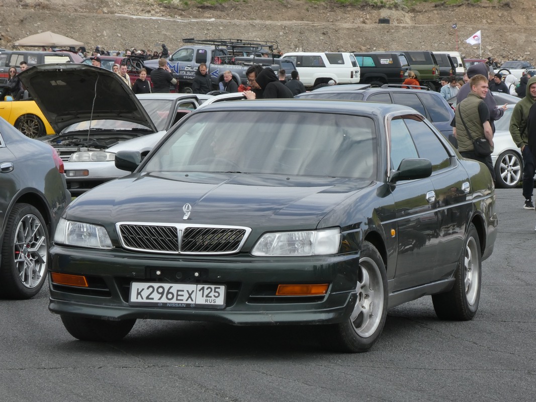 Приморский край, № К 296 ЕХ 125 — Nissan Laurel (C34) '93-97; Приморский край — Открытие сезона JDM Oldschool Cars (2024)