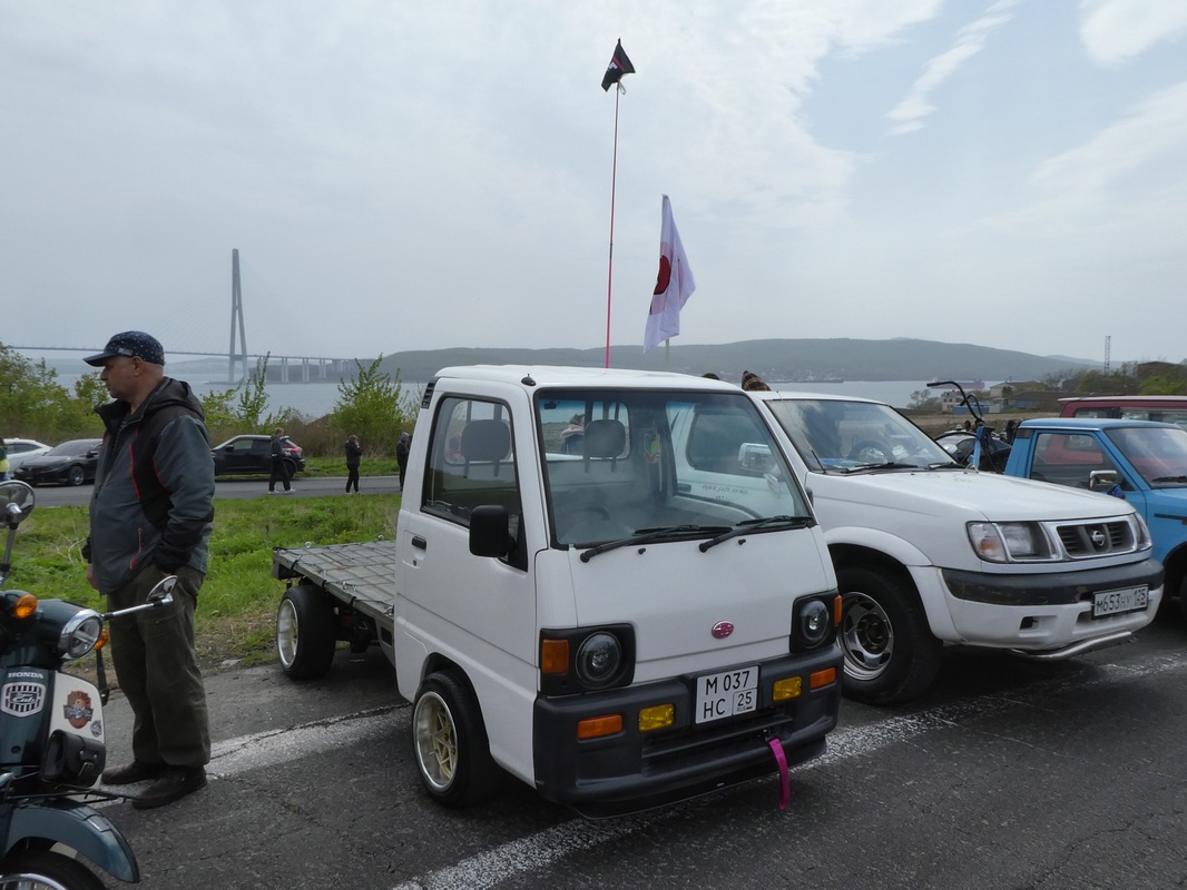 Приморский край, № М 037 НС 25 — Subaru Sambar (5G) '90-99; Приморский край — Открытие сезона JDM Oldschool Cars (2024)