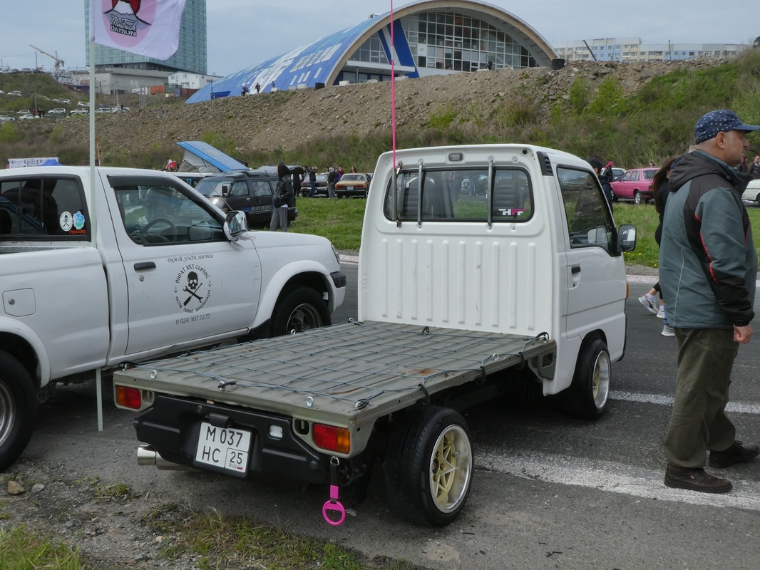 Приморский край, № М 037 НС 25 — Subaru Sambar (5G) '90-99; Приморский край — Открытие сезона JDM Oldschool Cars (2024)