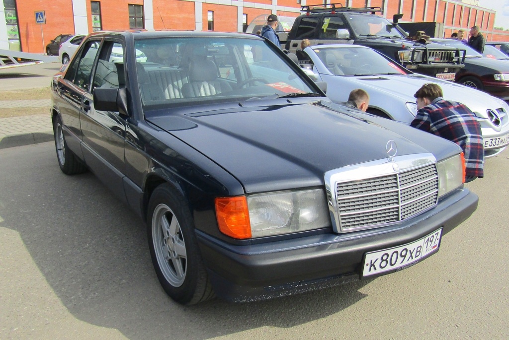 Московская область, № К 809 ХВ 197 — Mercedes-Benz (W201) '82-93; Тверская область — Открытие сезона 2024 Ретро-клуба Калинин