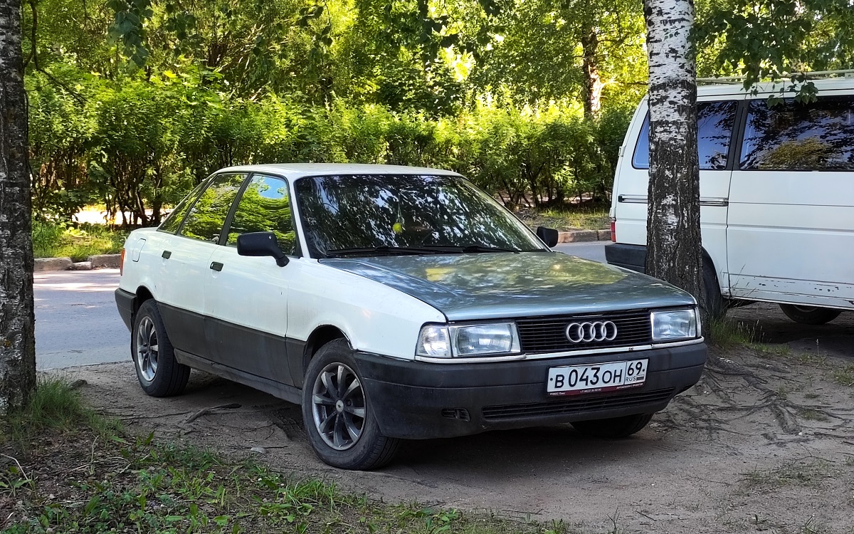 Тверская область, № В 043 ОН 69 — Audi 80 (B3) '86-91