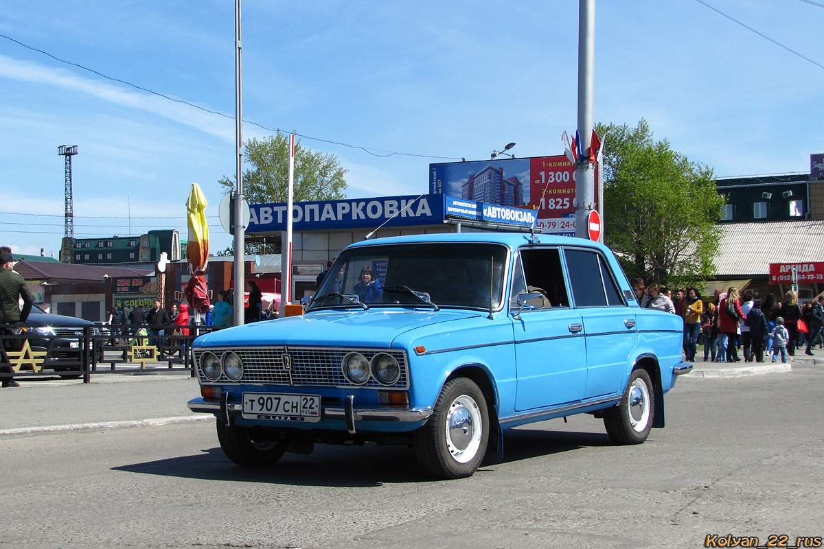 Алтайский край, № Т 907 СН 22 — ВАЗ-2103 '72-84; Алтайский край — День Победы. Барнаул. 2017 год