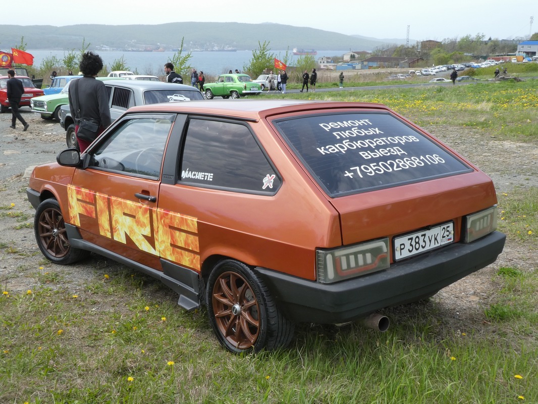 Приморский край, № Р 383 УК 25 — ВАЗ-2108 '84-94; Приморский край — Открытие сезона JDM Oldschool Cars (2024)