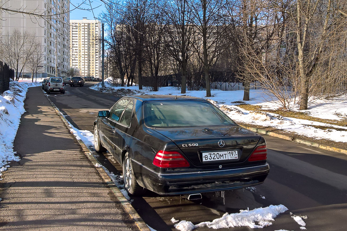 Москва, № В 320 МТ 197 — Mercedes-Benz (C140) '92-98