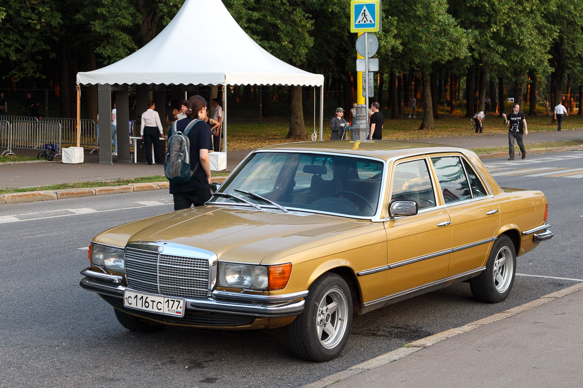 Москва, № С 116 ТС 177 — Mercedes-Benz (W116) '72-80; Москва — Фестиваль "Ретрорейс" 2024