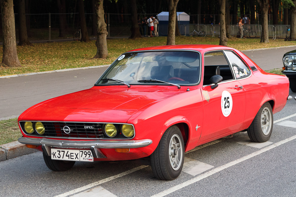 Москва, № К 374 ЕХ 799 — Opel Manta (A) '70-75; Москва — Фестиваль "Ретрорейс" 2024