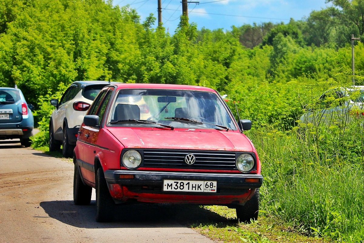 Тамбовская область, № М 381 НК 68 — Volkswagen Golf (Typ 19) '83-92