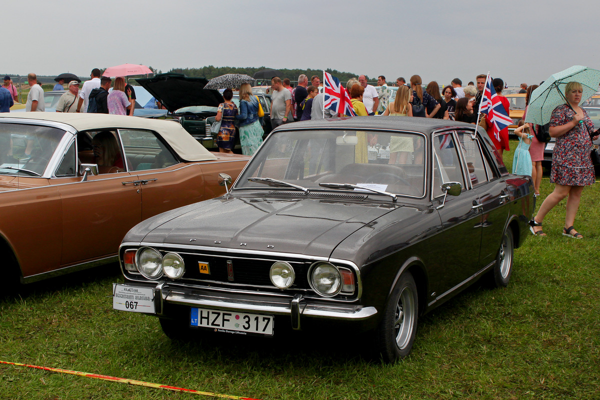 Литва, № HZF 317 — Ford Cortina MkII '66-70; Литва — Nesenstanti klasika 2023