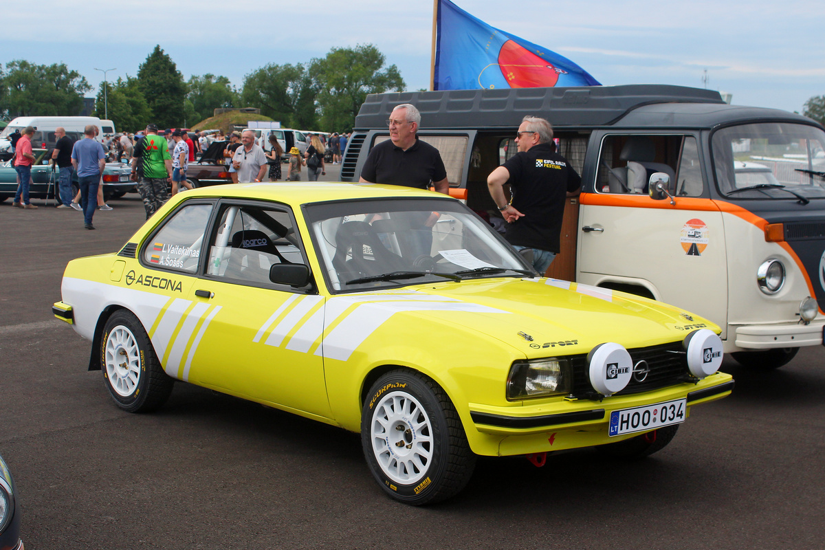 Литва, № HOO 034 — Opel Ascona (B) '75-81; Литва — Retro mugė 2024