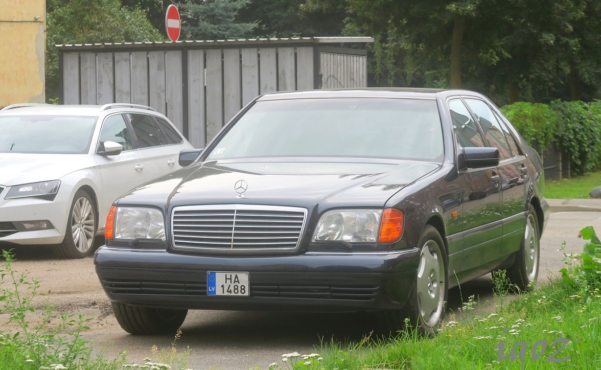 Латвия, № HA-1488 — Mercedes-Benz (W140) '91-98