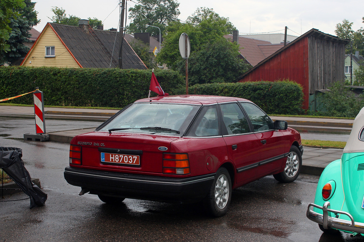 Литва, № H87037 — Ford Scorpio (1G) '85-94; Литва — Radviliškio miesto šventė 2024
