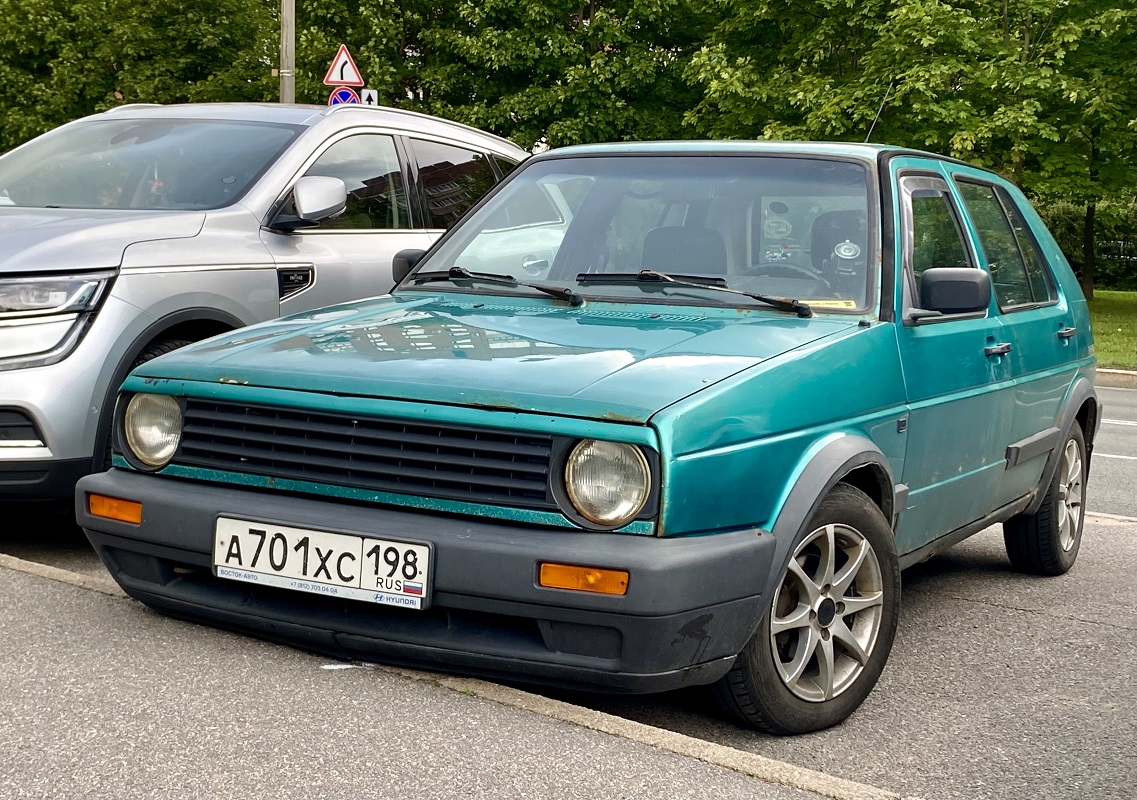 Санкт-Петербург, № А 701 ХС 198 — Volkswagen Golf (Typ 19) '83-92