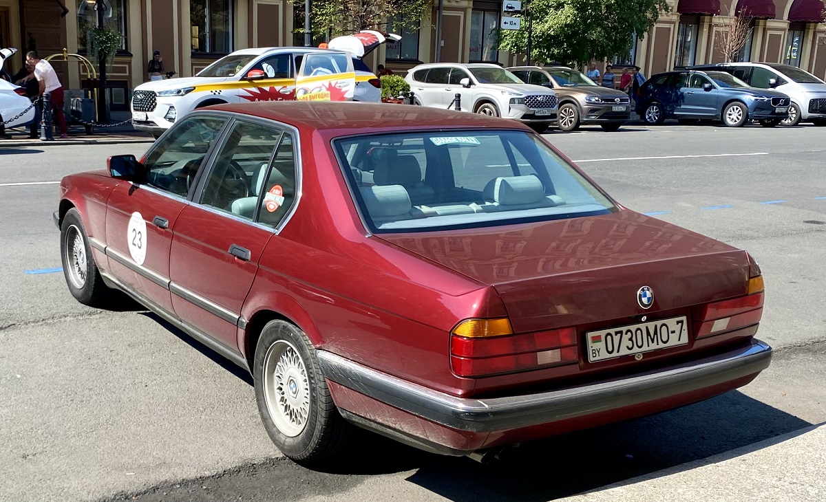 Минск, № 0730 МО-7 — BMW 7 Series (E32) '86-94