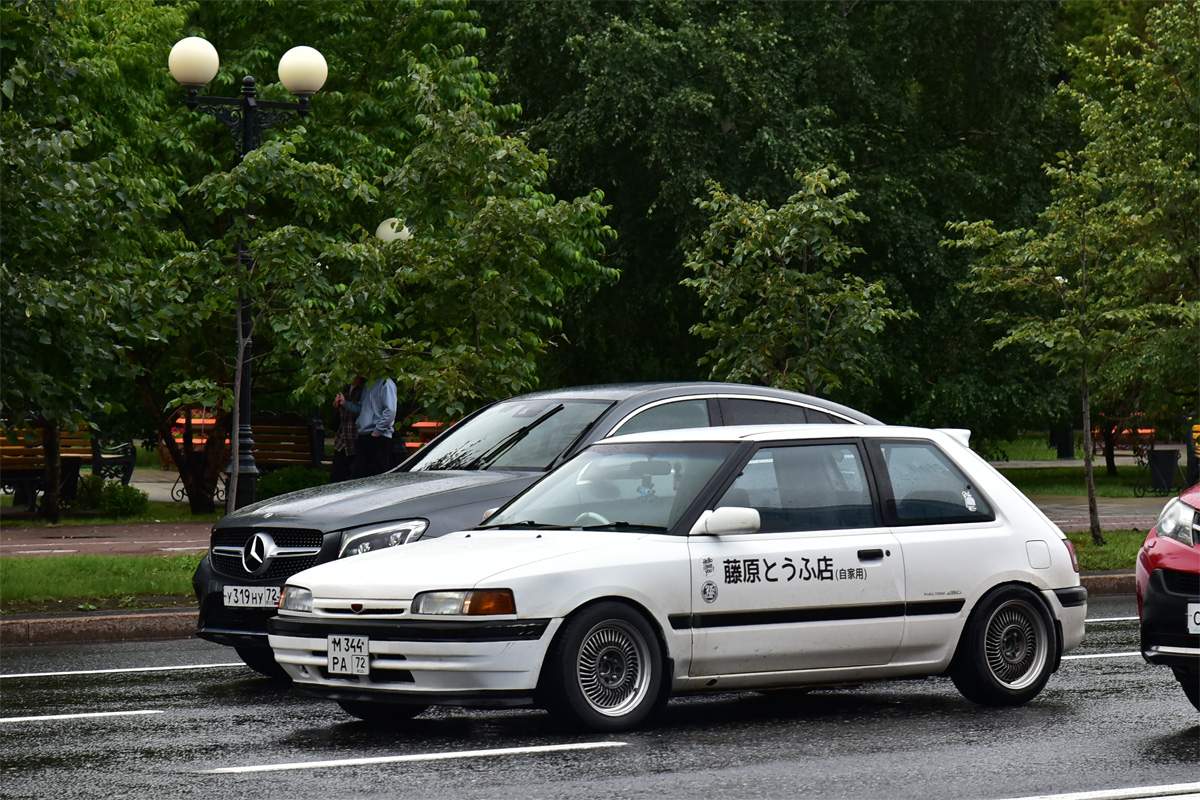 Тюменская область, № М 344 РА 72 — Mazda Familia (BG) '89-96