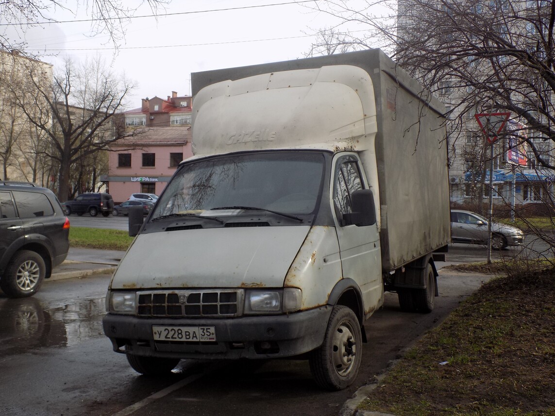 Вологодская область, № У 228 ВА 35 — ГАЗ-3302 ГАЗель '94-03