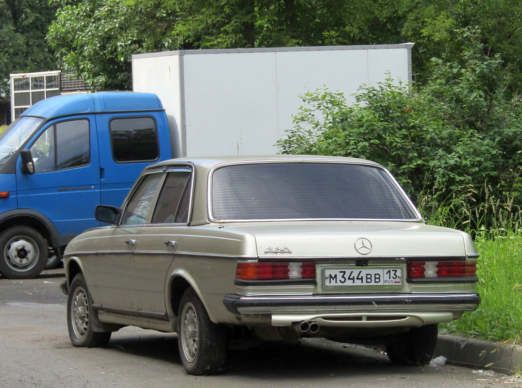 Мордовия, № М 344 ВВ 13 — Mercedes-Benz (W123) '76-86