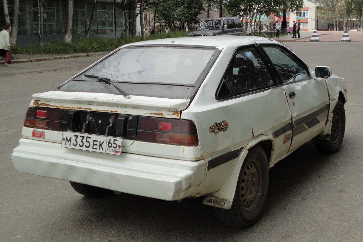 Сахалинская область, № М 335 ЕК 65 — Mitsubishi Cordia (A212/213) '82-87