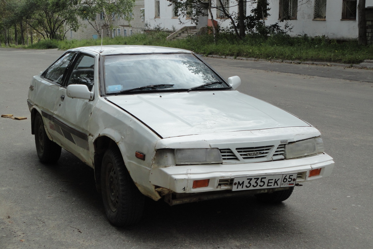 Сахалинская область, № М 335 ЕК 65 — Mitsubishi Cordia (A212/213) '82-87