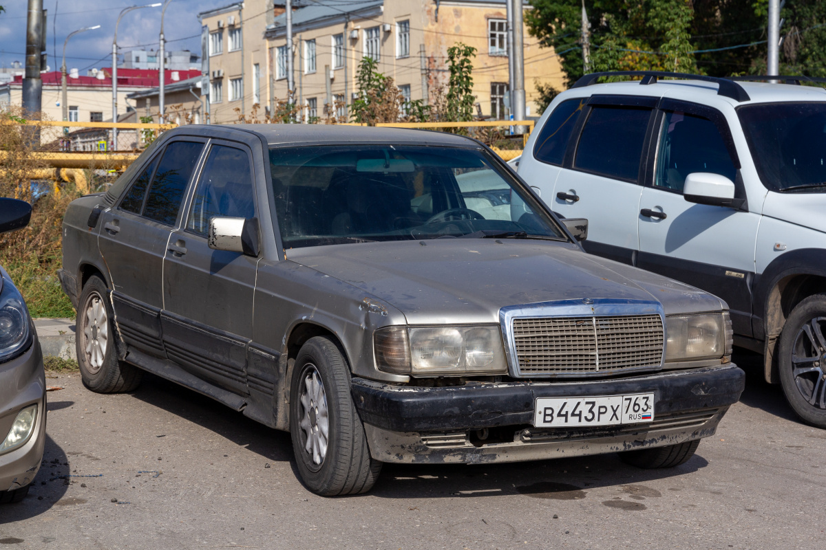 Самарская область, № В 443 РХ 763 — Mercedes-Benz (W201) '82-93