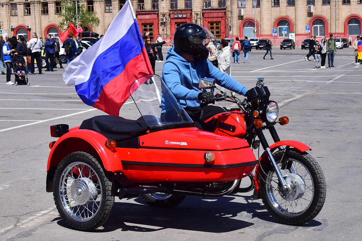 Волгоградская область, № 5822 АЕ 34 — Иж Юпитер-5-01 '88-07; Волгоградская область — День Победы 9 мая 2024