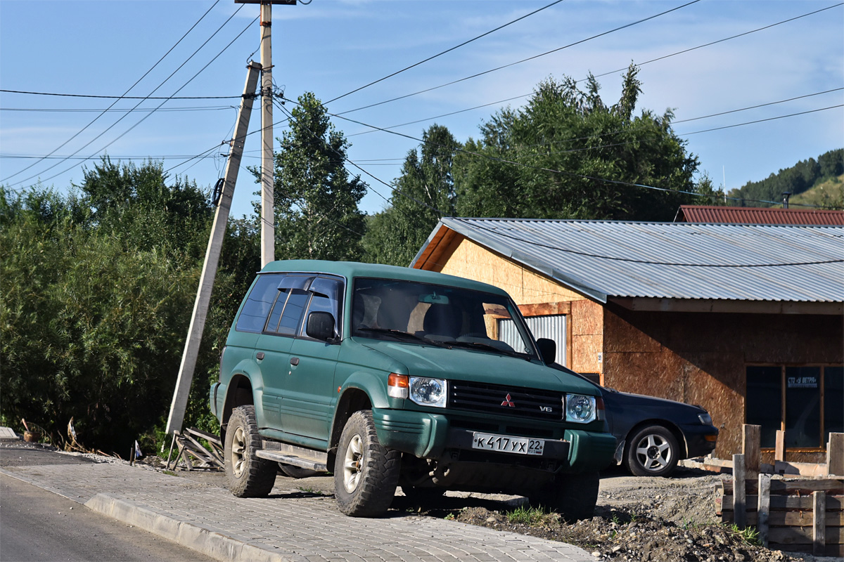 Алтайский край, № К 417 УХ 22 — Mitsubishi Pajero (2G) '91-97