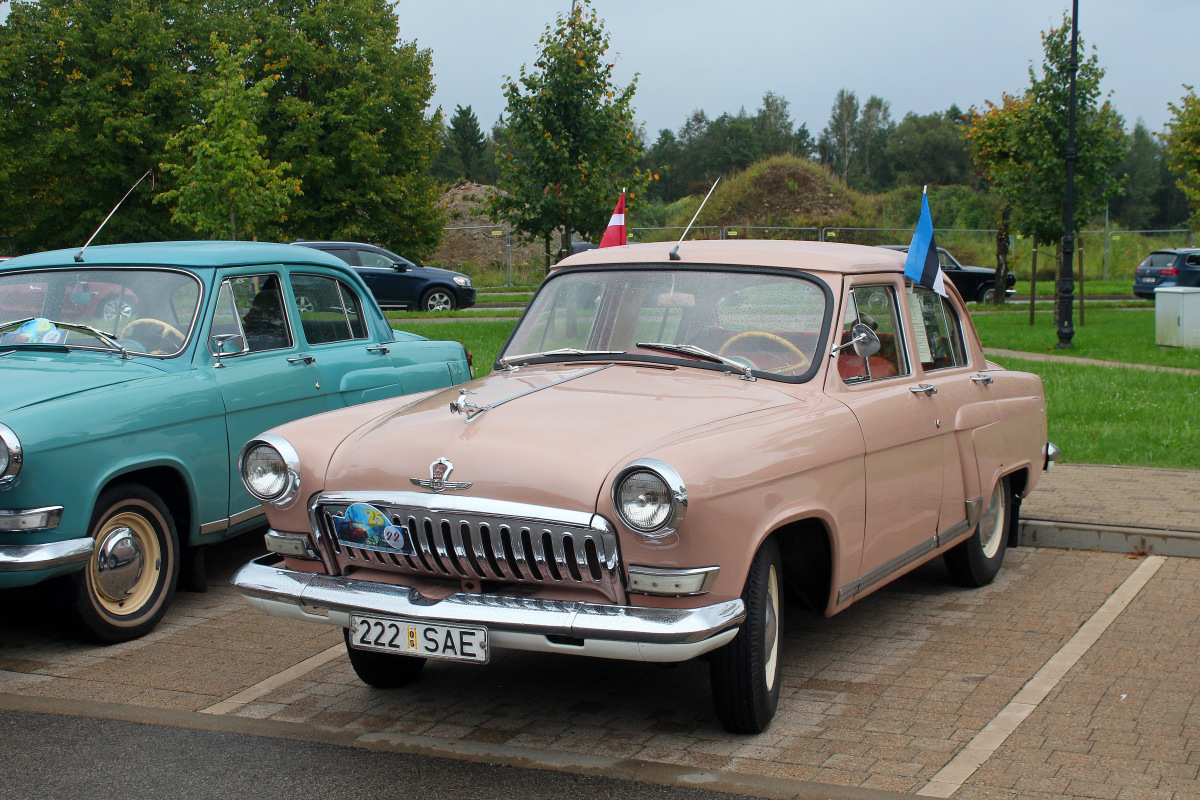 Эстония, № 222 SAE — ГАЗ-М-21В Волга '57-58; Латвия — Retro Jūrmala 25