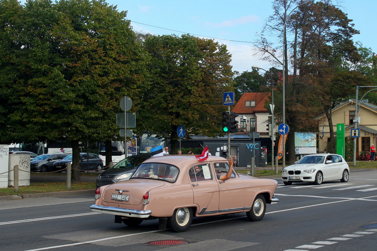 Эстония, № 222 SAE — ГАЗ-М-21В Волга '57-58; Латвия — Retro Jūrmala 25