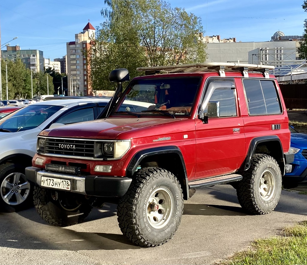 Санкт-Петербург, № У 173 НУ 178 — Toyota Land Cruiser (J70) (light) '85-90