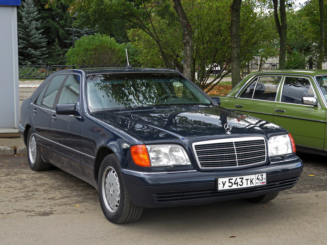 Кировская область, № У 543 ТК 43 — Mercedes-Benz (W140) '91-98; Кировская область — Выставка ретро-автомобилей в Кирове на площади маршала Конева 21 сентября 2024 года