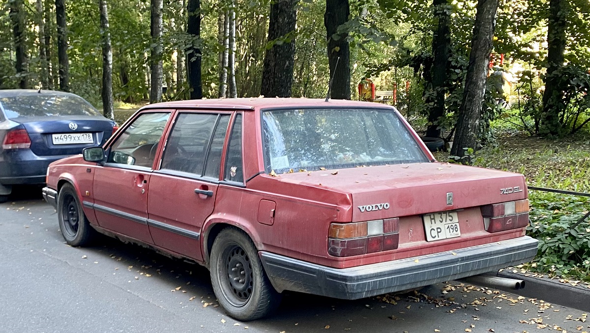 Санкт-Петербург, № Н 375 СР 198 — Volvo 740 '84-92