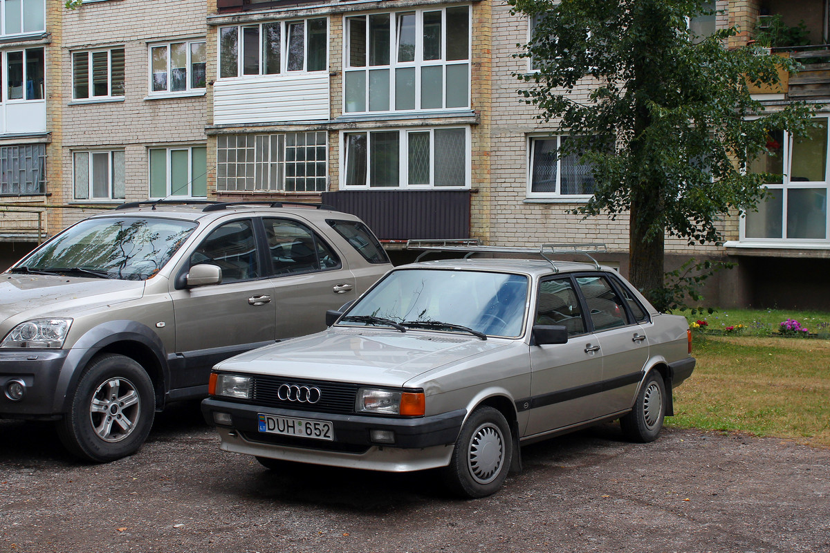 Литва, № DUH 652 — Audi 80 (B2) '78-86