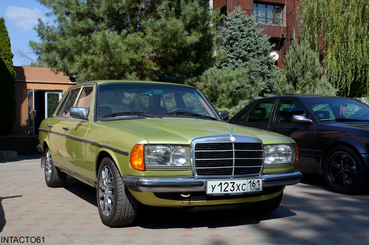 Ростовская область, № У 123 ХС 161 — Mercedes-Benz (W123) '76-86; Ростовская область — Retro Motor Show_2024_Сентябрь