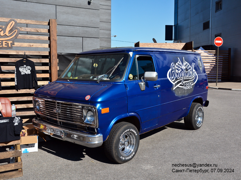 Санкт-Петербург, № Х 108 СС 98 — Chevrolet Van (3G) '71-96; Санкт-Петербург — Выставка классических и кастомных автомобилей и мотоциклов "Original Meet 2024"