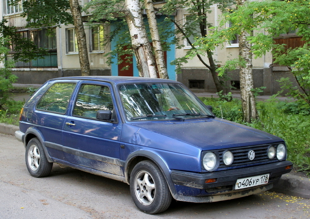 Санкт-Петербург, № О 406 УР 178 — Volkswagen Golf (Typ 19) '83-92