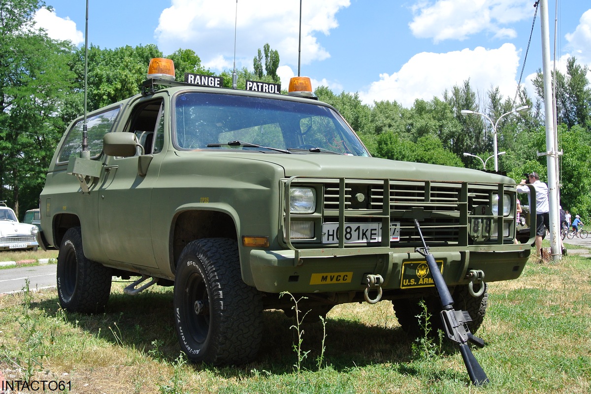 Москва, № Н 081 КЕ 197 — Chevrolet Blazer (2G) '73-91; Ростовская область — Retro Motor Show_2013_Июнь