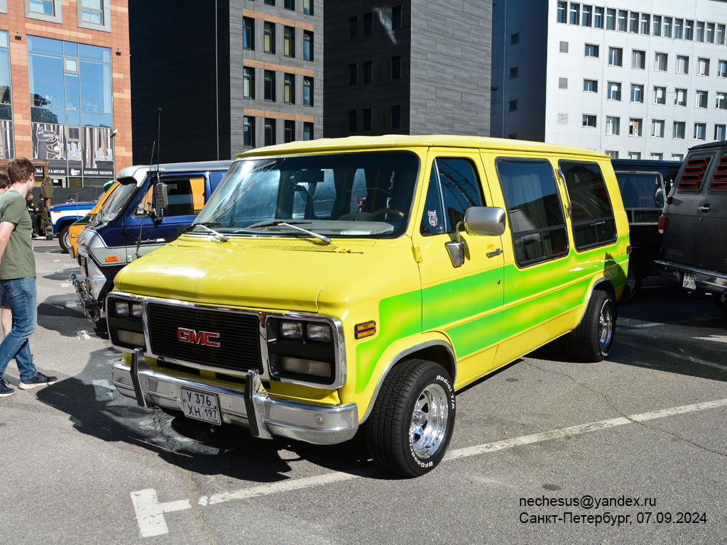 Москва, № У 376 ХН 197 — GMC Vandura '76-96; Санкт-Петербург — Выставка классических и кастомных автомобилей и мотоциклов "Original Meet 2024"