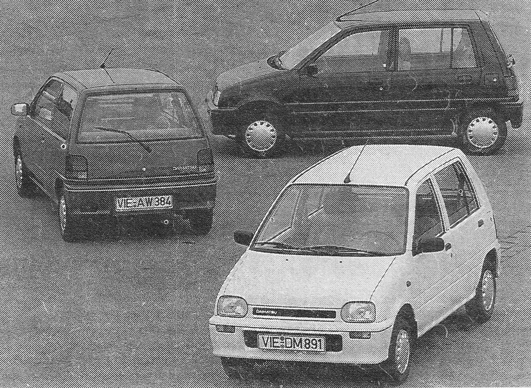 Германия, № VIE-AW 384 — Daihatsu Cuore (L70/L80) '85-90; Германия, № VIE-DM 891 — Daihatsu Cuore (L70/L80) '85-90; Германия — Старые фотографии